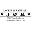 Heart Sided Address Stamp