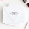 Heart Curly Return Address Stamp Imprint Example