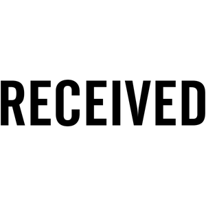 RECEIVED Stock Stamp 