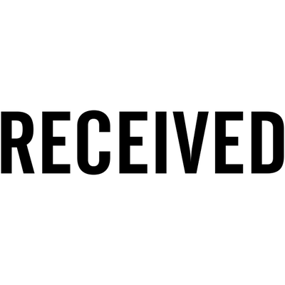 RECEIVED Stock Stamp - alternate view