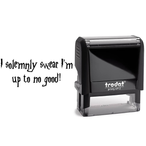 Up to No Good Halloween Craft Rubber Stamp Body and Design