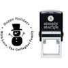 Snowman Hands Up Return Stamp Body and Design