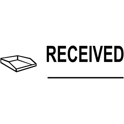 RECEIVED With Inbox Stock Stamp - alternate view