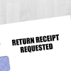 RETURN RECEIPT REQUESTED Stock Stamp