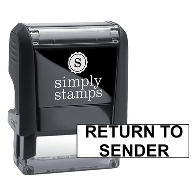 Return To Sender Self-Inking Stock Stamp
