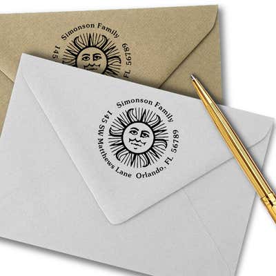 Sun Motif Stamp - alternate view