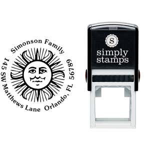 Sun Motif Stamp Body and Design