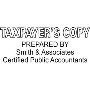Taxpayer's Copy Prepared by company and certifications