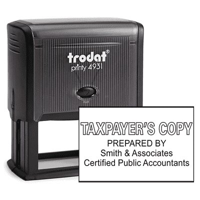 Taxpayer Copy Stamp