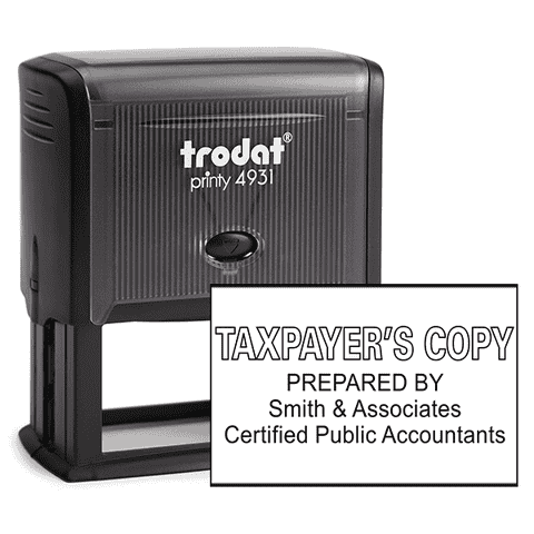 Taxpayer Copy Stamp