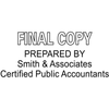 Final Copy Prepared By Company and Certifications