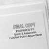 Final Copy Stamp Outlined Imprint Example