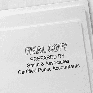 Final Copy Stamp Outlined Imprint Example