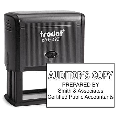 Auditors Copy Outlined Stamp