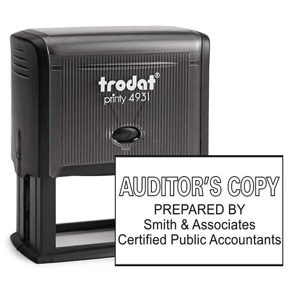 Auditors Copy Outlined Stamp