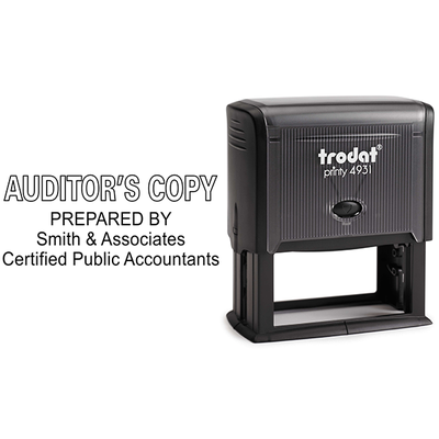 Auditors Copy Outlined Stamp - alternate view