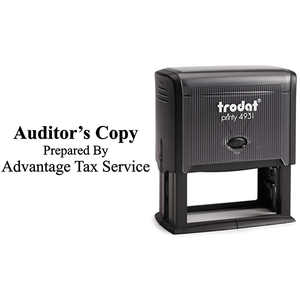 Auditors Copy Stamp Bold Body and Design