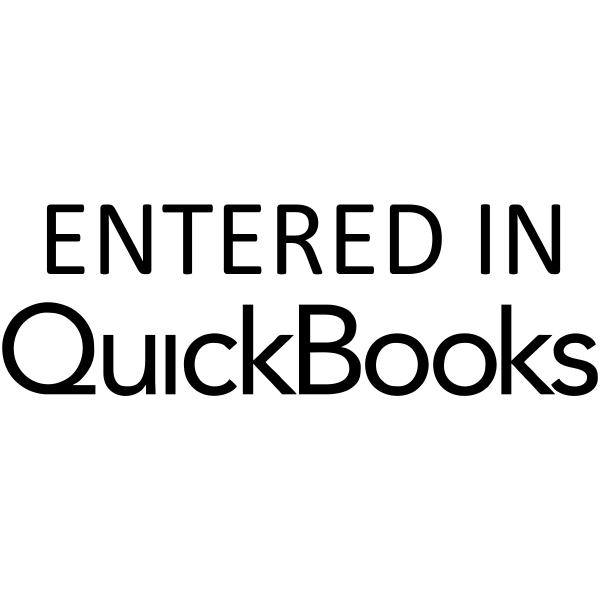 Entered in QuickBooks