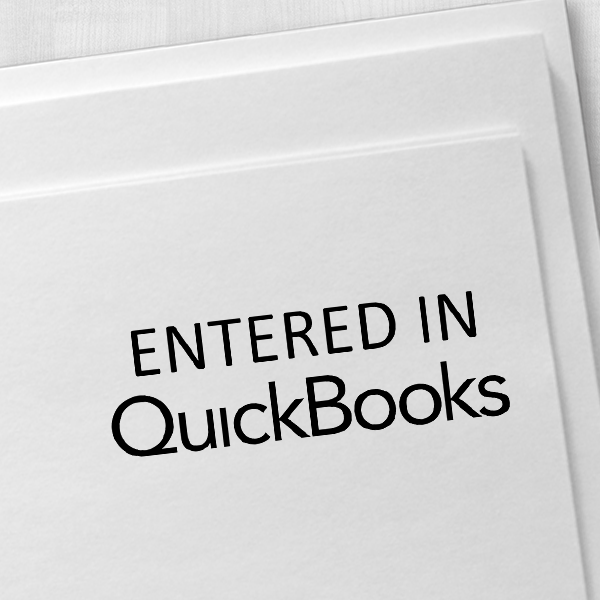 QuickBooks Stamp Imprint Example