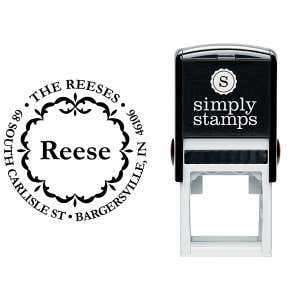 Decor Circle Stamp Stamp Body and Imprint