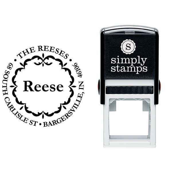 Decor Circle Stamp Stamp Body and Imprint