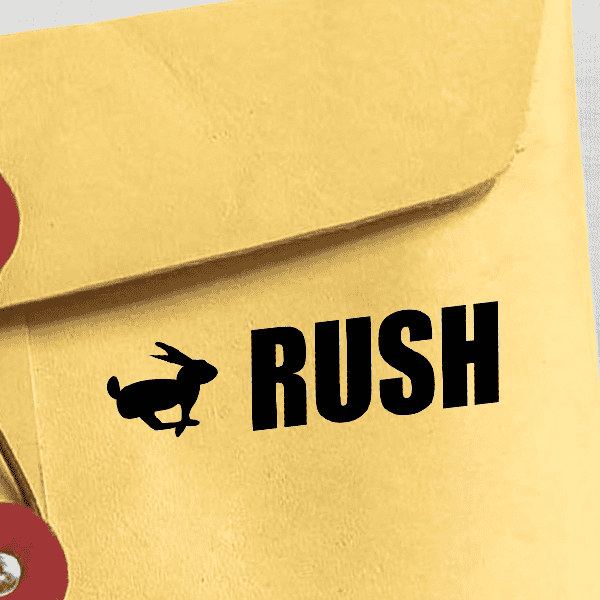 RUSH Bunny Stock Stamp 