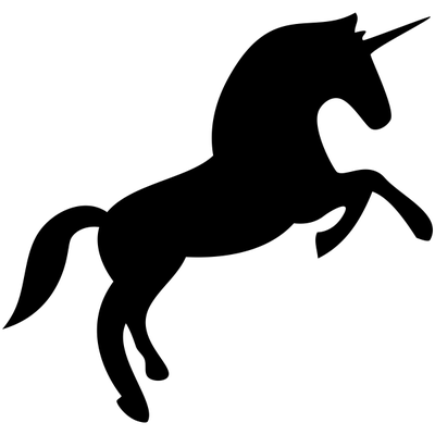 Rearing Unicorn Stamp
