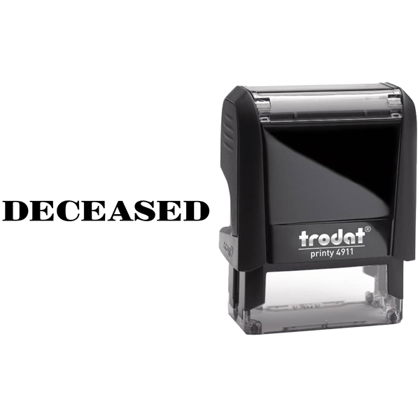 Deceased Stamp Body and Design