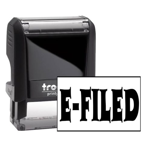 E-Filed Office Stock Stamp