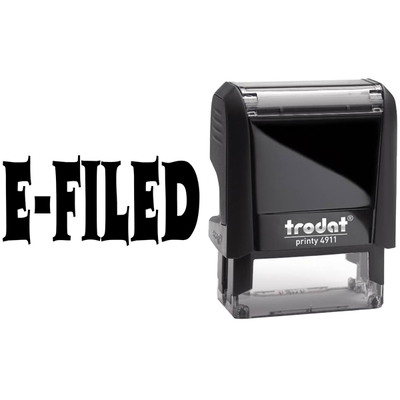E-Filed Office Stock Stamp - alternate view