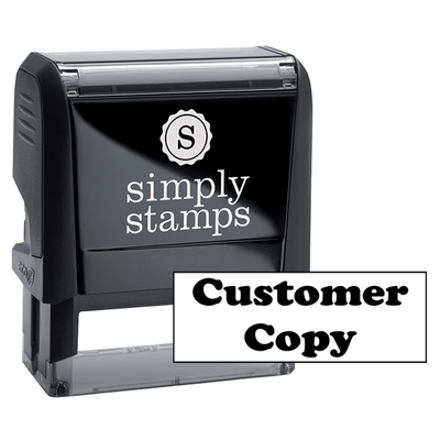 Customer Copy Office Stock Stamp