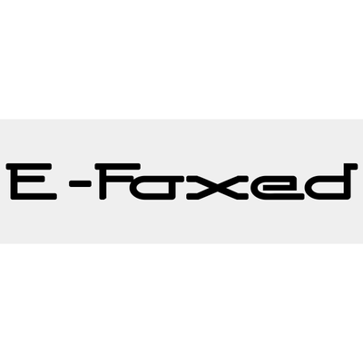 E-Faxed Office Stock Stamp - alternate view