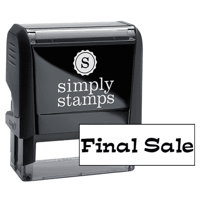 Final Sale Stock Stamp