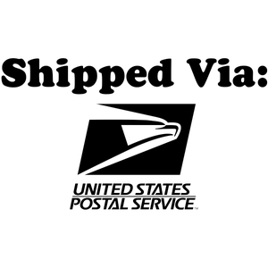 SHIPPED VIA USPS Stock Stamp