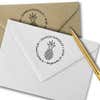 Kingsley Pineapple Address Stamp Imprint Example