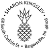 Kingsley Pineapple Address Stamp