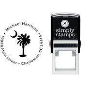 Palmetto Moon Address Stamp