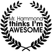 Custom Thinks I'm Awesome Teacher Stamp