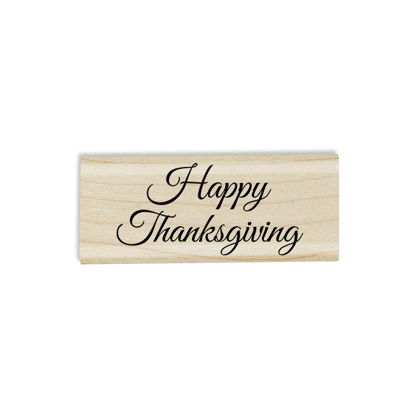 Happy Thanksgiving Craft Stamp Body and Design
