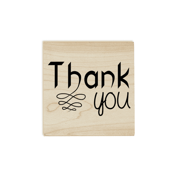 Thank you Fancy Craft Stamp Body and Design