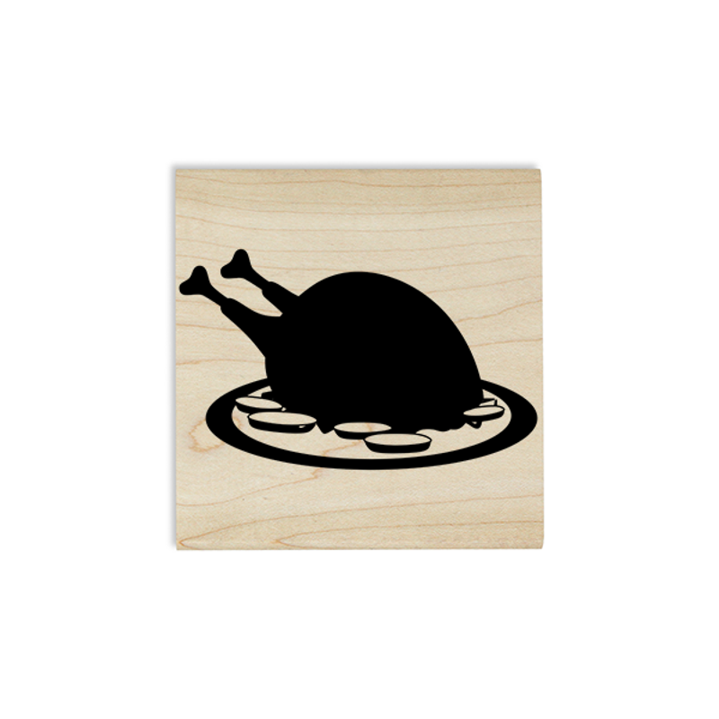 Turkey and Trimmings Craft Stamp Body and Design