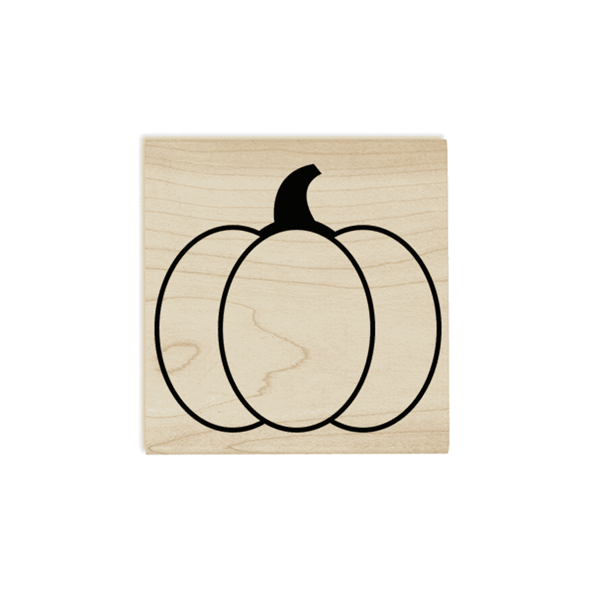 Large Round Pumpkin Craft Stamp Body and Design