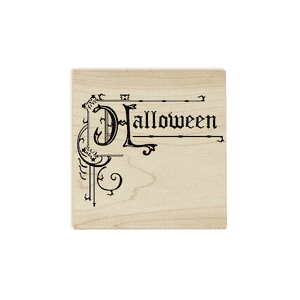 Halloween Ornamental Sign Craft Stamp Body and Design