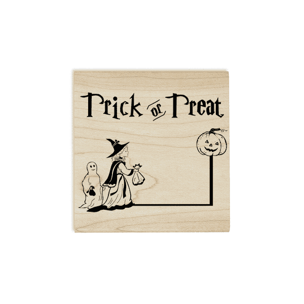 Trick or Treaters Craft Stamp Body and Design