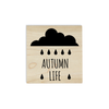 Autumn Life Rain Cloud Craft Stamp Body and Design