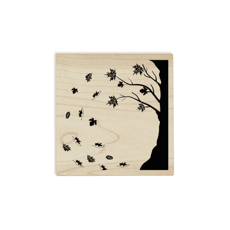 Falling Leaves Craft Stamp Body and Design