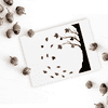 Falling Leaves Craft Stamp Imprint Example