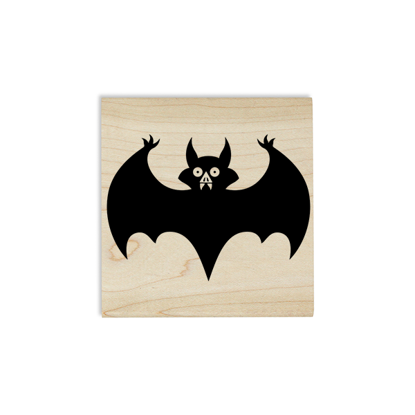 Vampire Bat Craft Stamp Body and Design