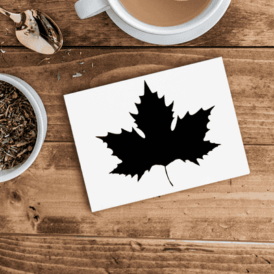 Maple Leaf Craft Stamp - alternate view