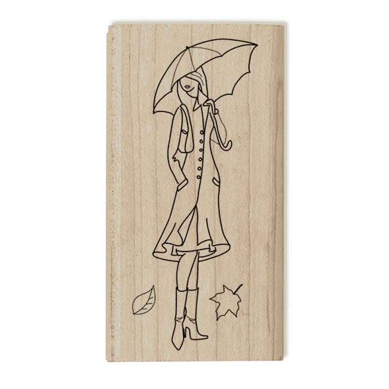 Fall Designer Model Craft Stamp Body and Design